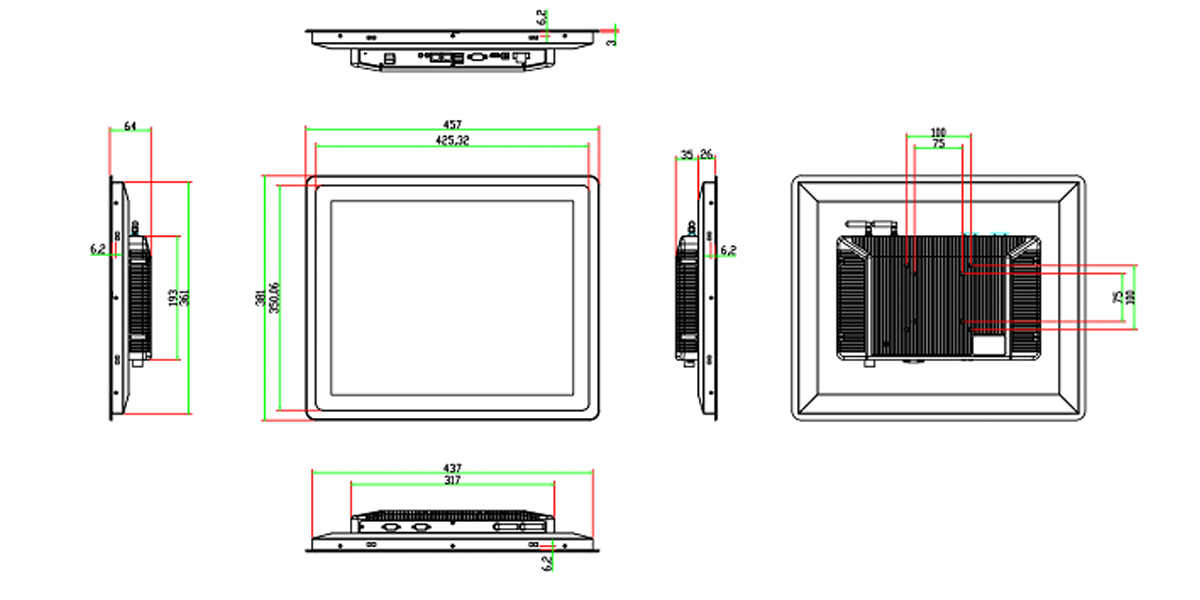 industrial displayer